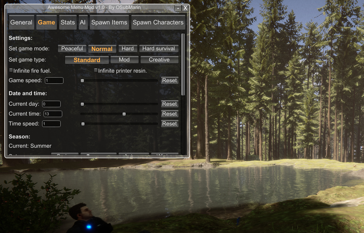 OG Menu  Thunderstore - The Sons Of The Forest Mod Database